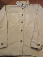 GAP women's beige button-up overshirt jacket size XS - product photo 3 of 6