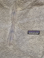 Patagonia Women's Fleece Pullover Jacket Size M Cream