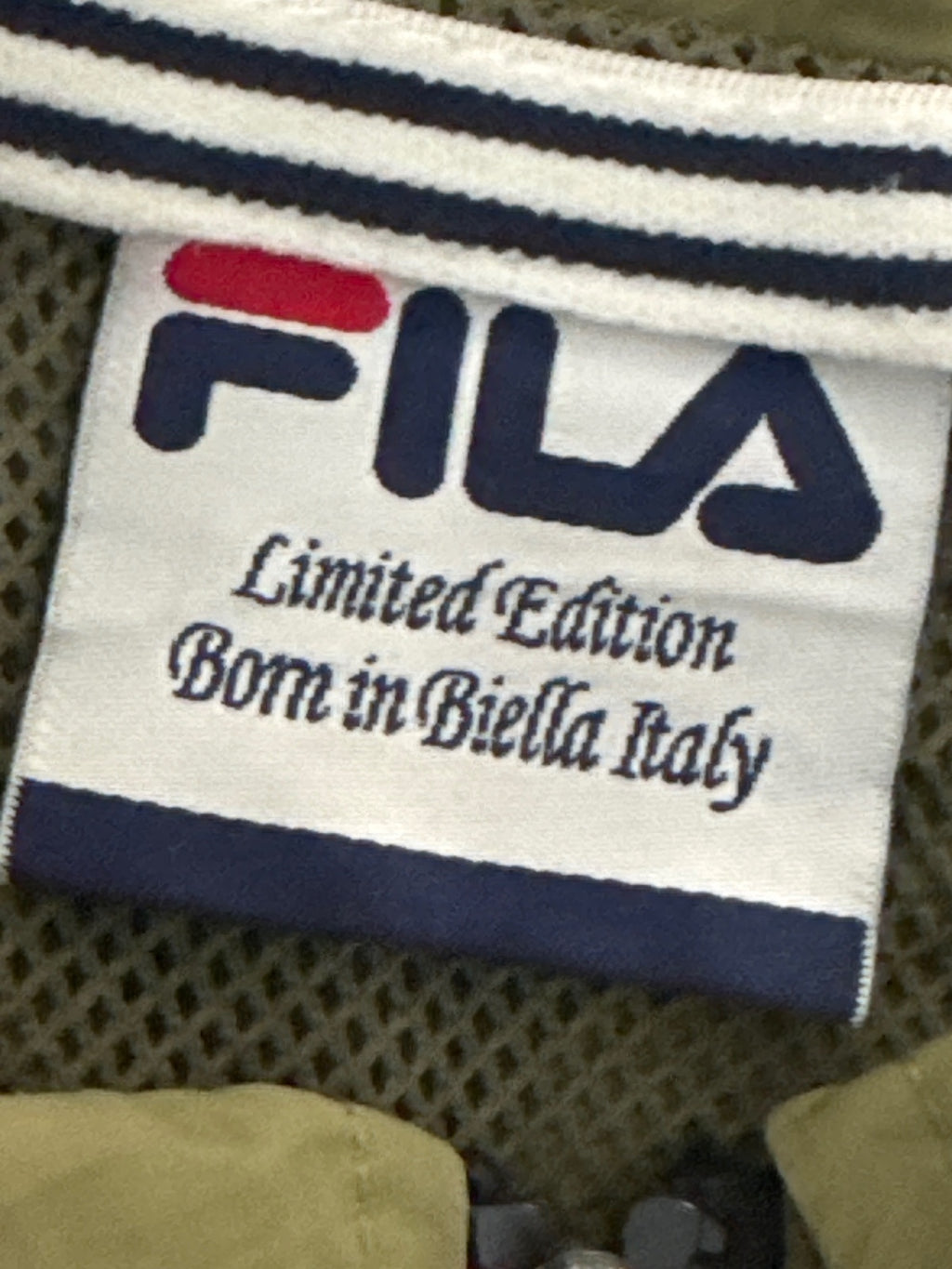 FILA Olive Green Lightweight Zip-Up Jacket - M, product image 9 of 9