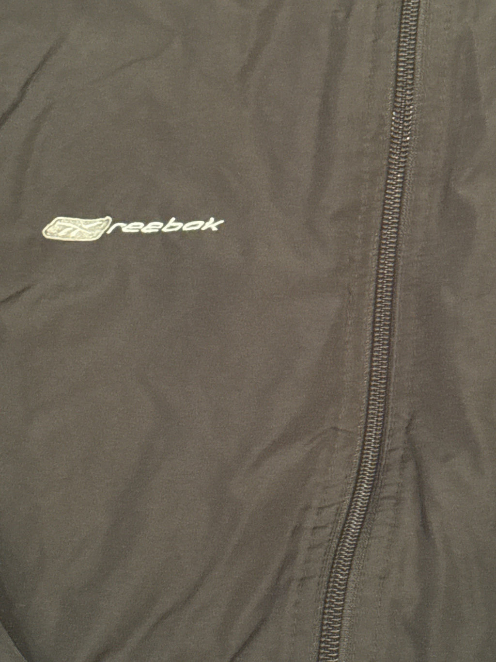 Vintage silver label Reebok Black Lightweight Windbreaker