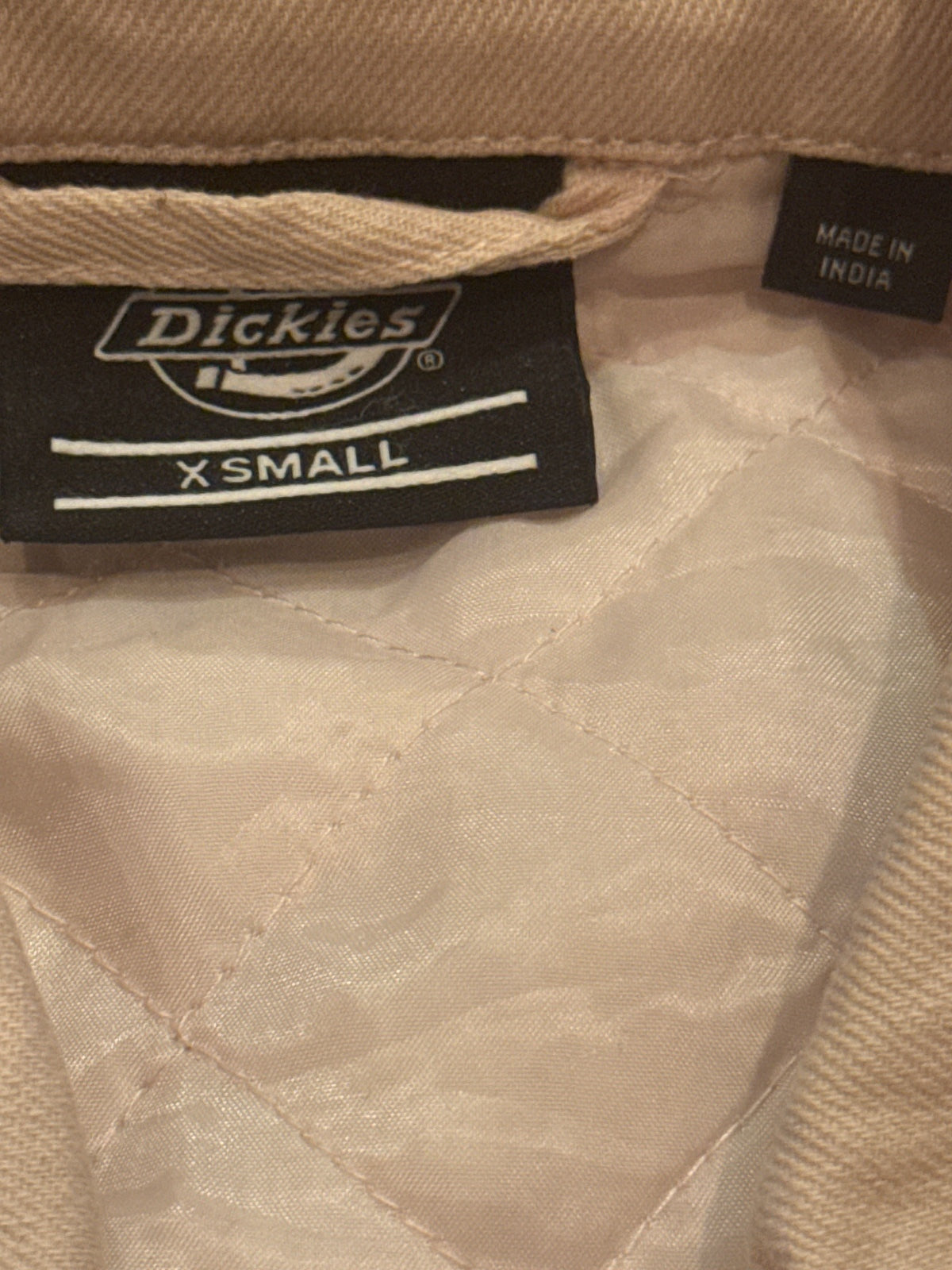Dickies women's pale pink zip-up work jacket XS, listing photo 2 of 9