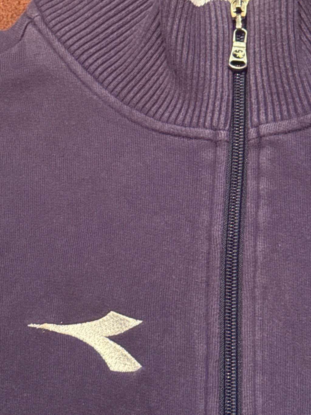Diadora Purple Zip-Up Sports Jacket Size L - detail image 5