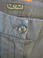 Fred Perry vintage green label Navy Blue Cropped Trousers
