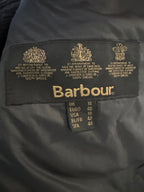 Barbour Black Quilted Jacket with Snap Buttons - Size 14, product image 9 of 10