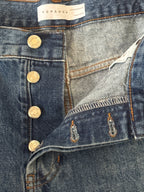 Topshop Blue Denim Shorts - UK 14, product image 4 of 6