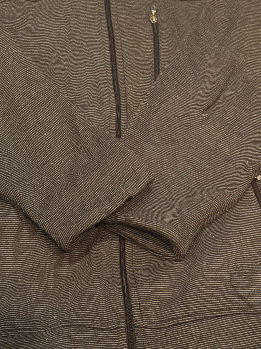 Jack Wolfskin Men's XXL Grey Full Zip Fleece Jacket