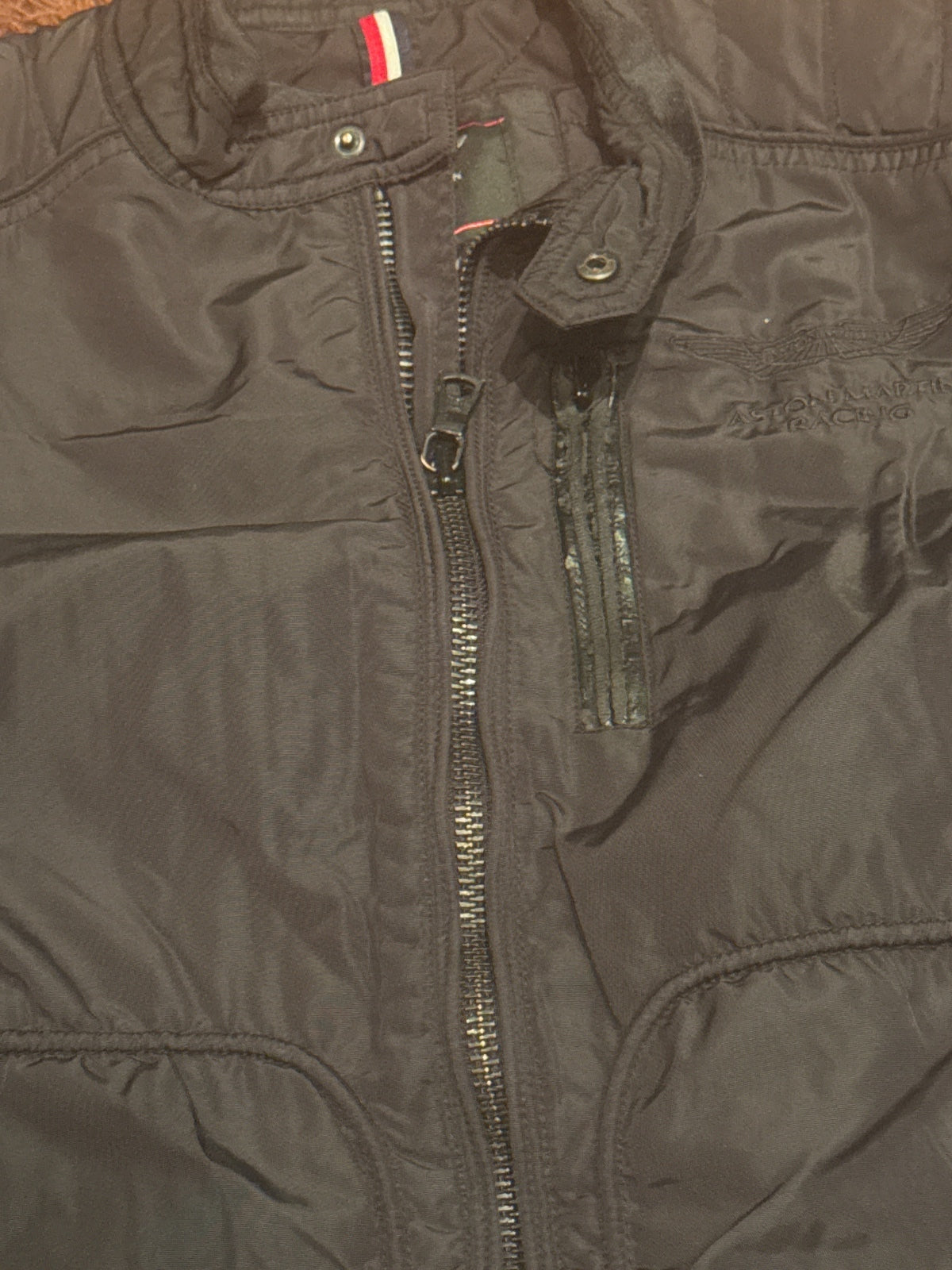 Aston Martin Racing Black Zip-Up Jacket Size XS