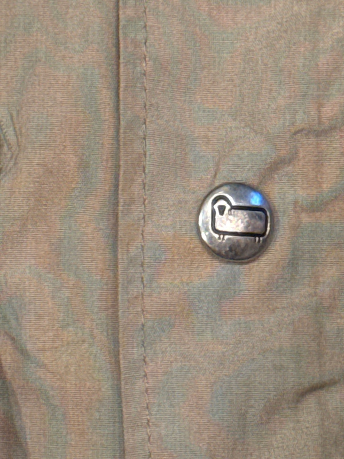 Woolrich Tan Hooded Jacket with Snap Buttons Size S - detail image 4