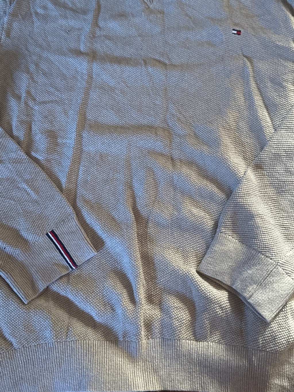 Tommy Hilfiger Men's Beige Knit Jumper XXL - detail image 3