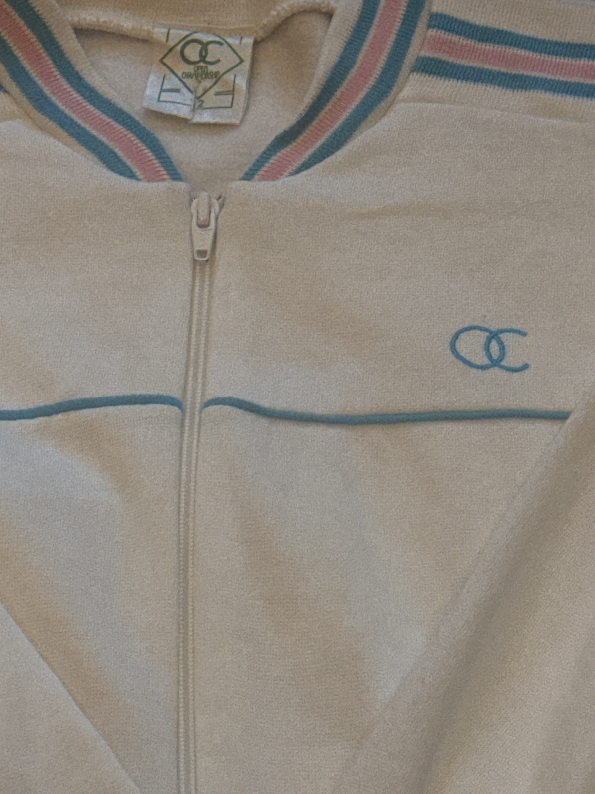 Vintage ladies Open Champions tennis White Zip-Up Jacket - detail image 2