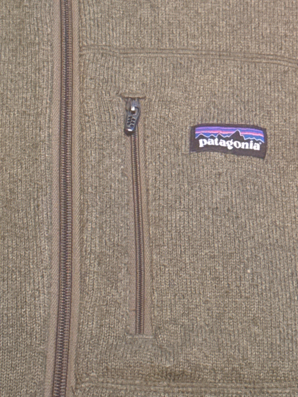 Patagonia Men's Fleece Vest Size L Green Polyester