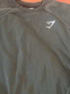 Gymshark Dark Green Crew Neck Sweatshirt XS - detail image 2