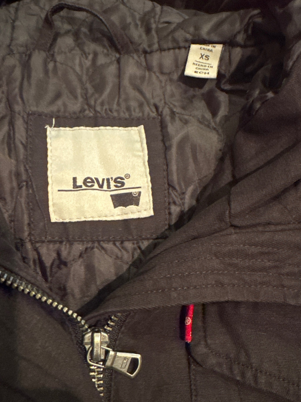 Levi's Brown Hooded Jacket XS