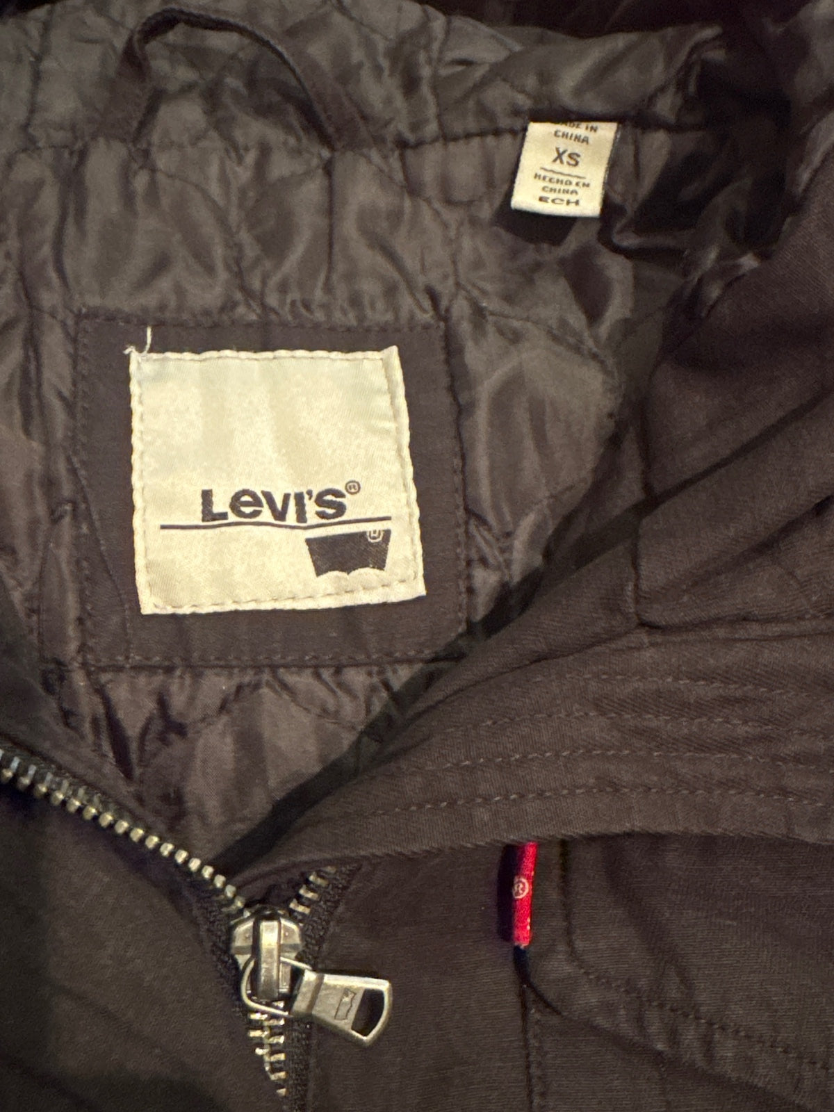 Levi's Brown Hooded Jacket XS