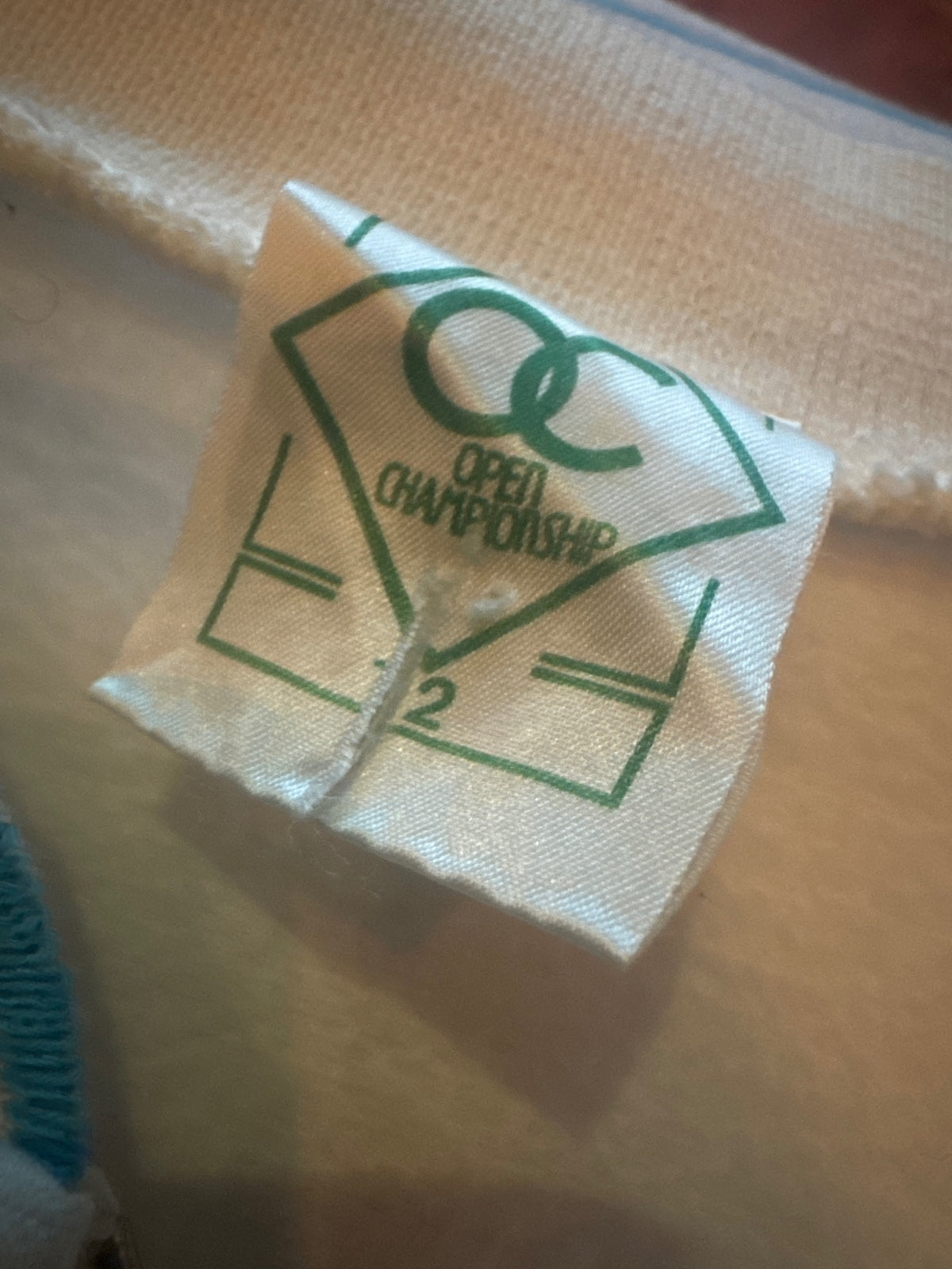 Vintage ladies Open Champions tennis White Zip-Up Jacket - detail image 7