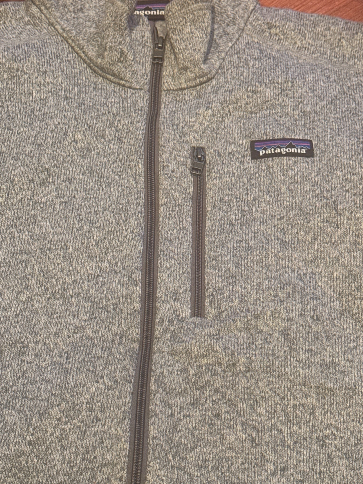 Patagonia Men's Gray Sleeveless Fleece Vest with Zipper Pock