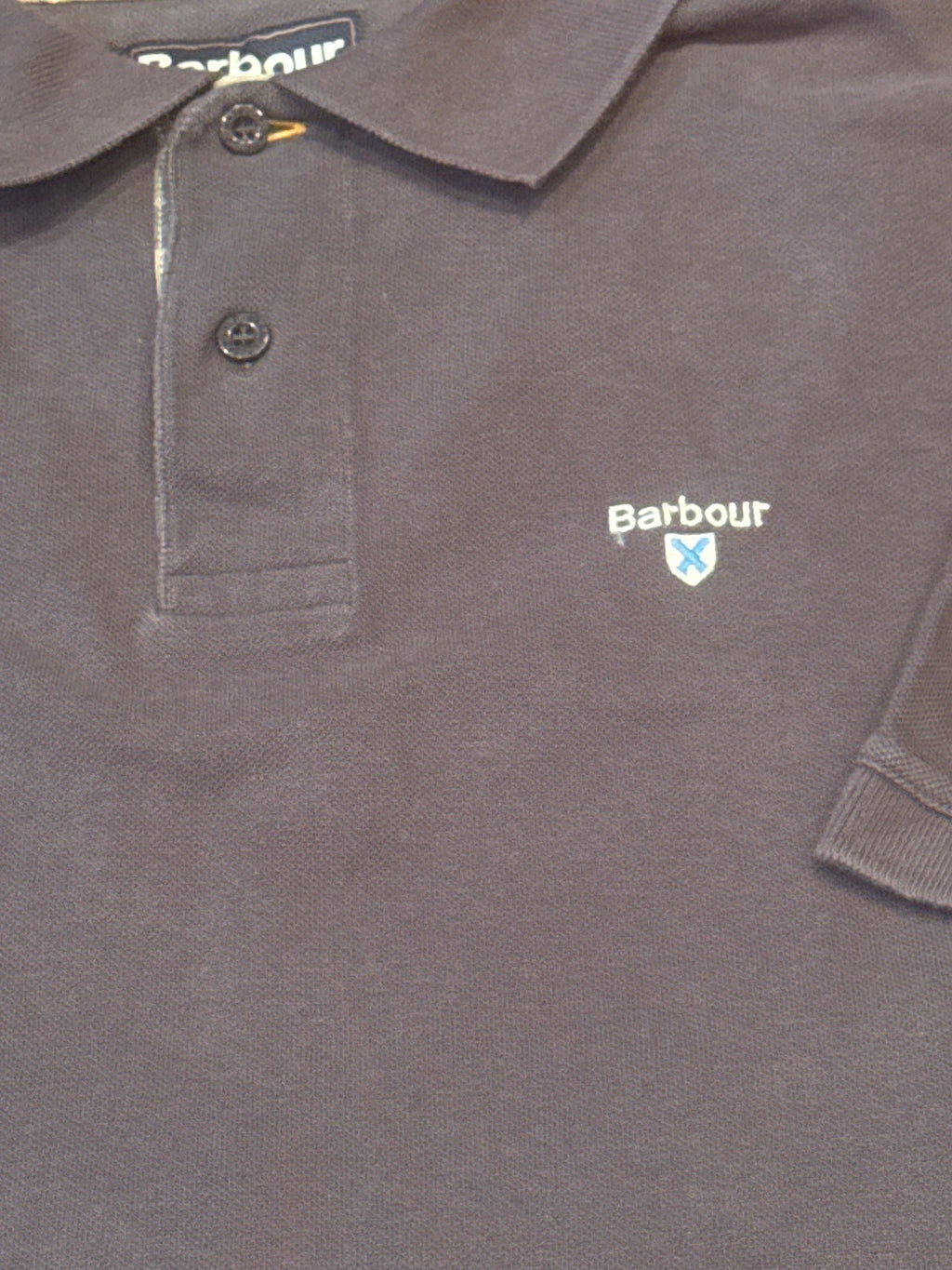 Barbour Men's Polo Shirt XL Navy Blue