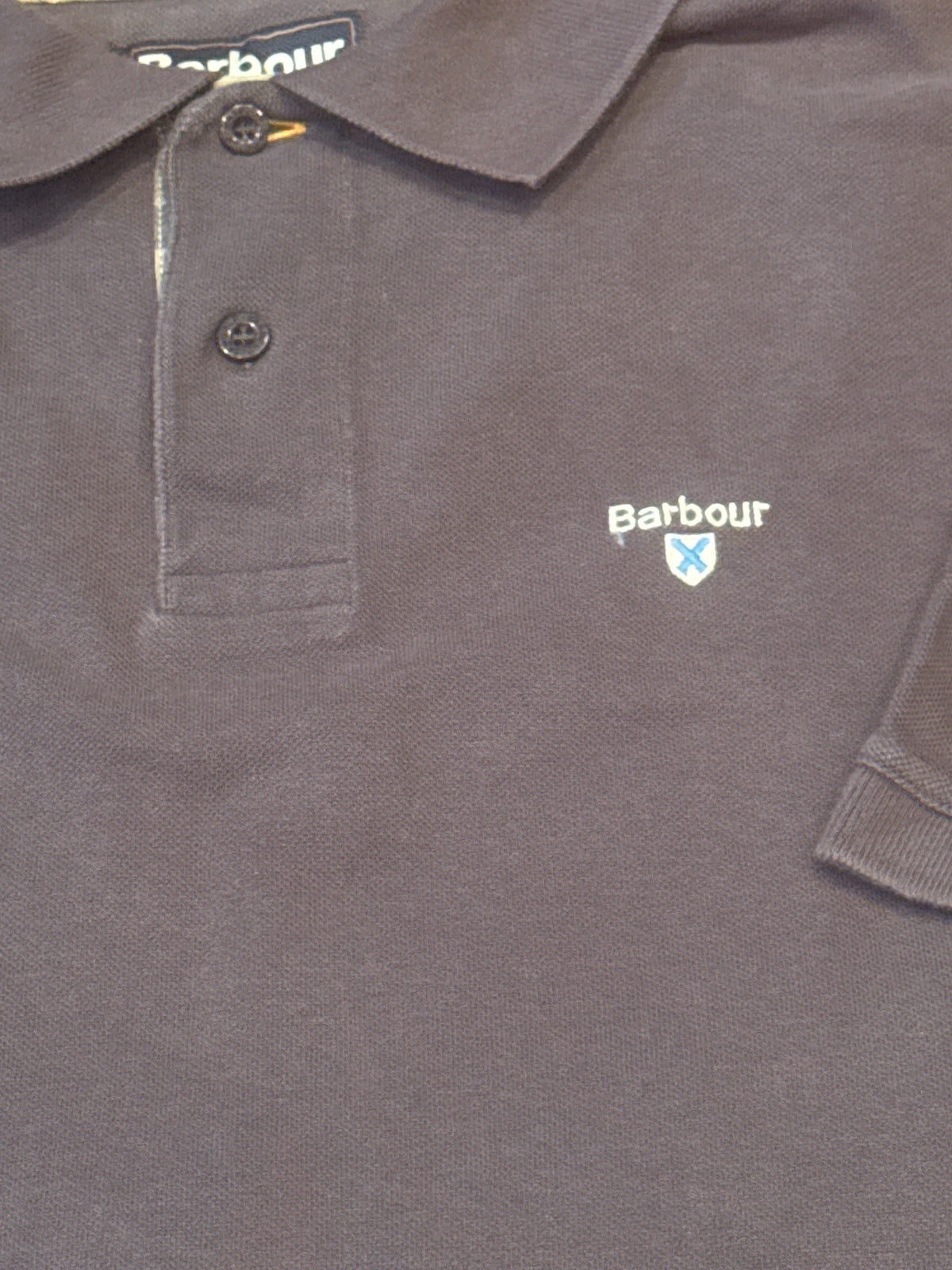 Barbour Men's Polo Shirt XL Navy Blue