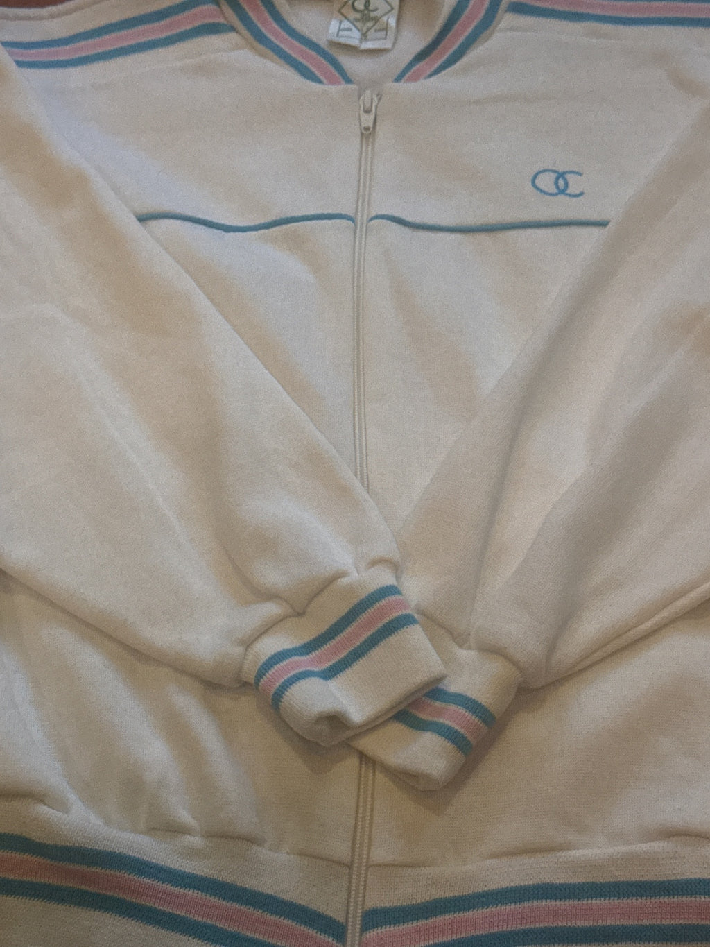 Vintage ladies Open Champions tennis White Zip-Up Jacket - detail image 3