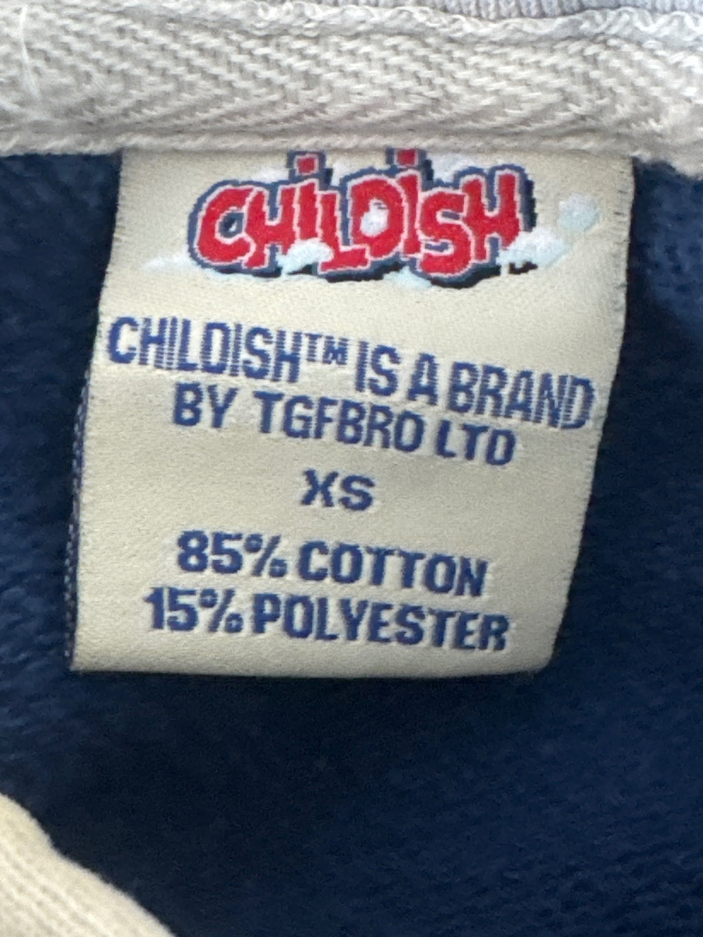 Childish Theme Park Hoodie with Popcorn Sleeve Embroidery - detail image 8