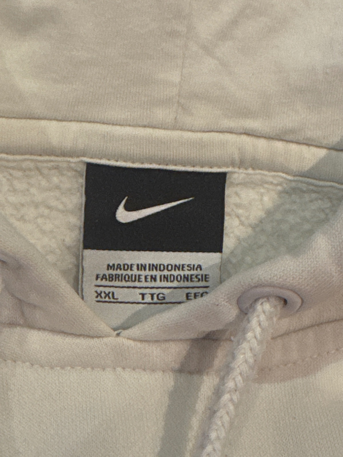 Nike White Hoodie with Grey Logo XXL - detail image 5