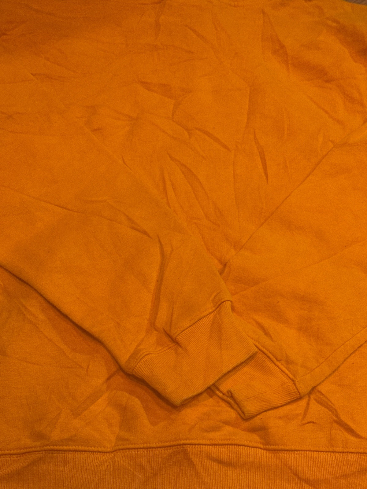 Carhartt Orange Hooded Sweatshirt with Logo Large (14-16)