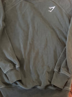 Gymshark Dark Green Crew Neck Sweatshirt XS - detail image 3