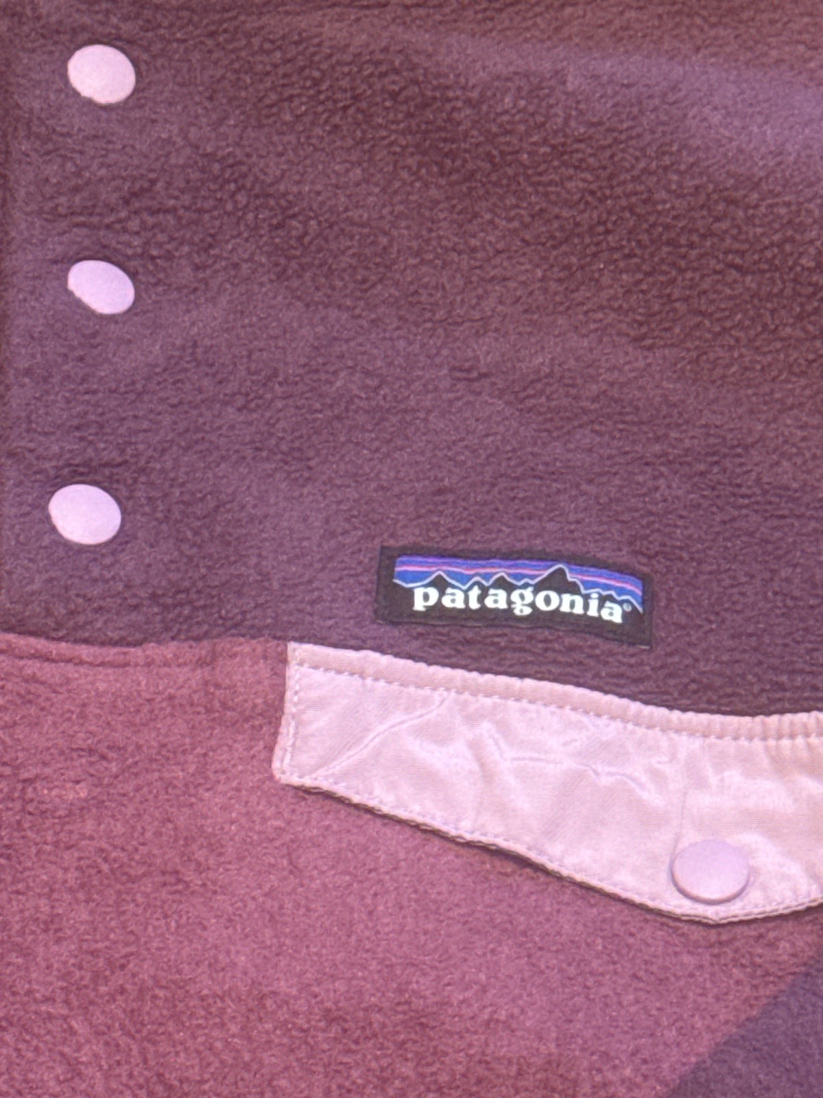 Patagonia Synchilla Fleece Pullover Medium Purple and Pink
