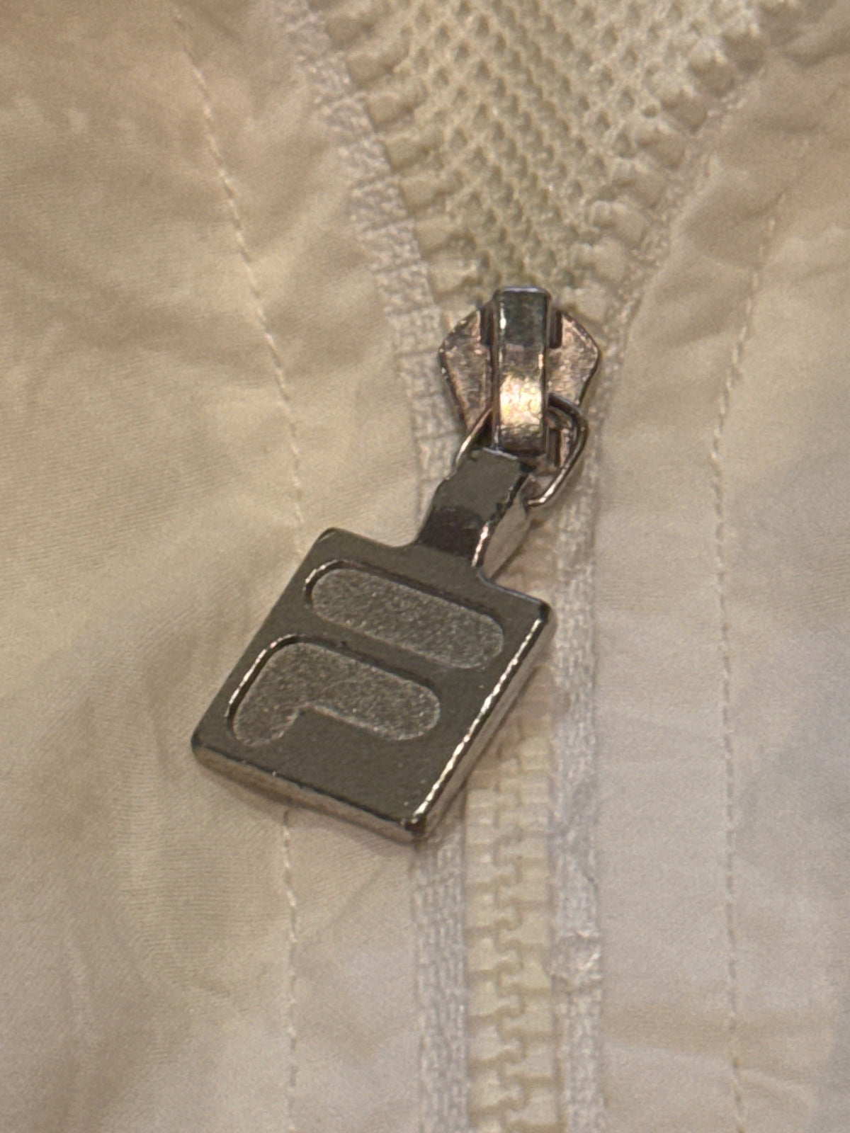 Rare Vintage Fila White Windbreaker Jacket with Retro Logo - detail image 8