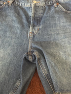 Topshop Blue Denim Shorts - UK 14, product image 2 of 6