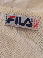 Rare Vintage Fila White Windbreaker Jacket with Retro Logo - detail image 9