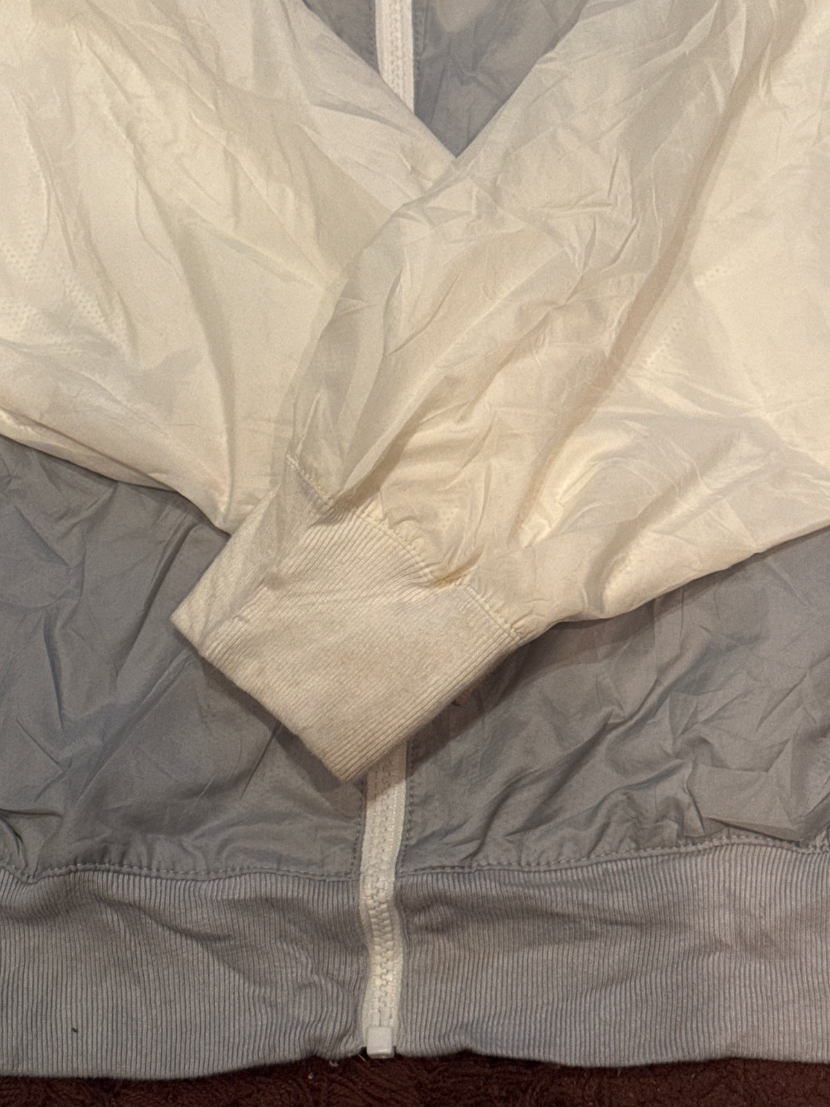 Nike Colorblock vintage Hooded Windbreaker in Pink, White, & - detail image 4