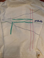 Rare Vintage Fila White Windbreaker Jacket with Retro Logo - detail image 5