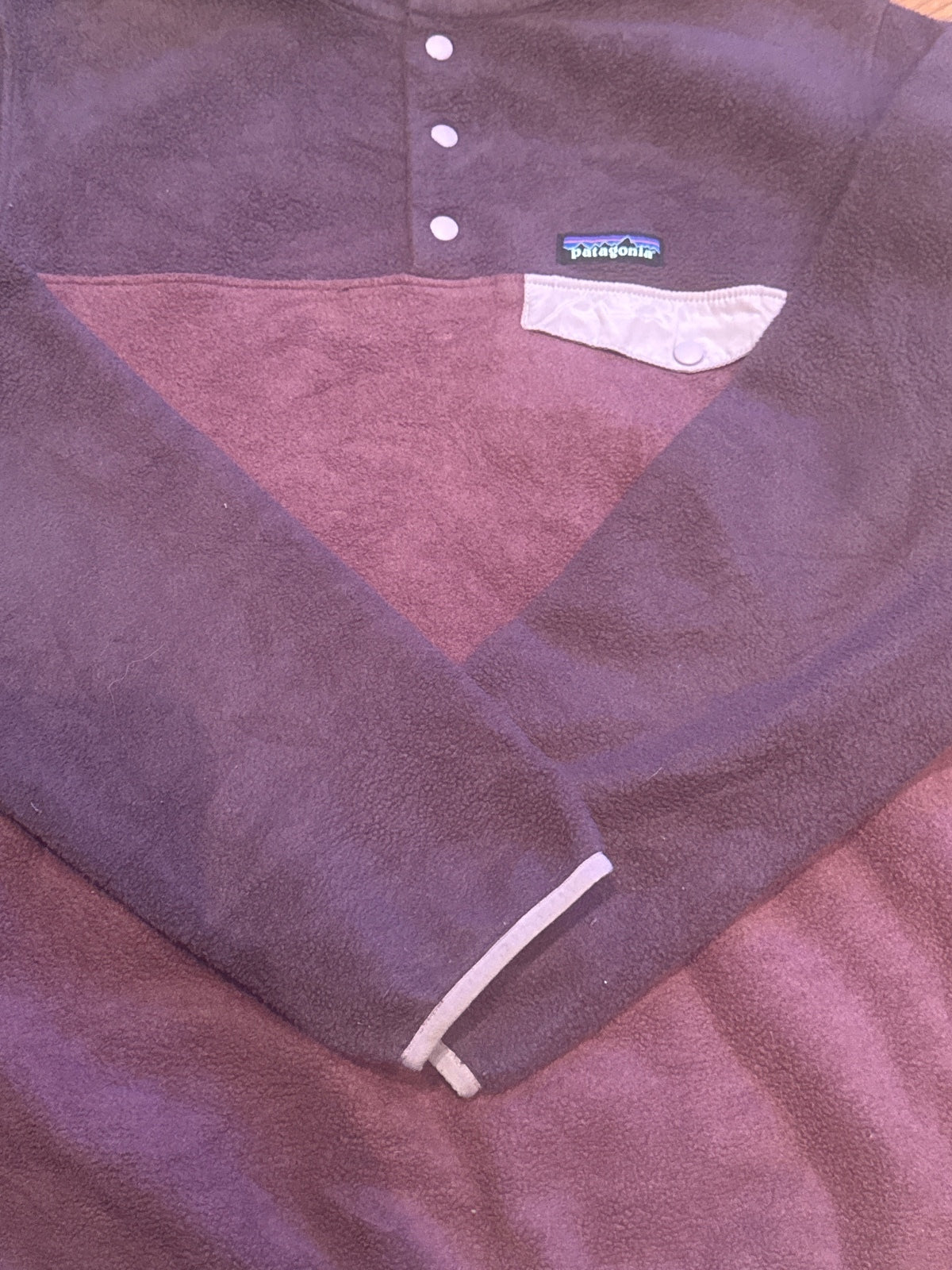 Patagonia Synchilla Fleece Pullover Medium Purple and Pink
