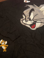 Tom and Jerry Black Sweater with Character Graphics XL — product photograph 2 of 6