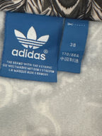 Adidas Black & White Patterned Track Jacket - Size 38, product image 9 of 9