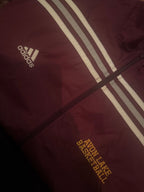 Adidas Avon Lake Basketball Maroon Track Jacket with White 3 - detail image 6