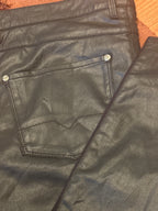 Boss Orange Black Coated Skinny trousers