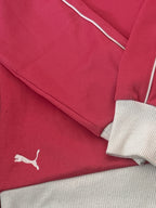 Puma Pink & White Zip-Up Track Jacket - Size 12, product image 5 of 7