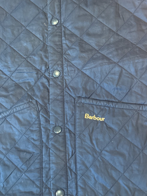 Barbour Quilted Black Sleeveless Womens Gilet Vest Size L - detail image 2