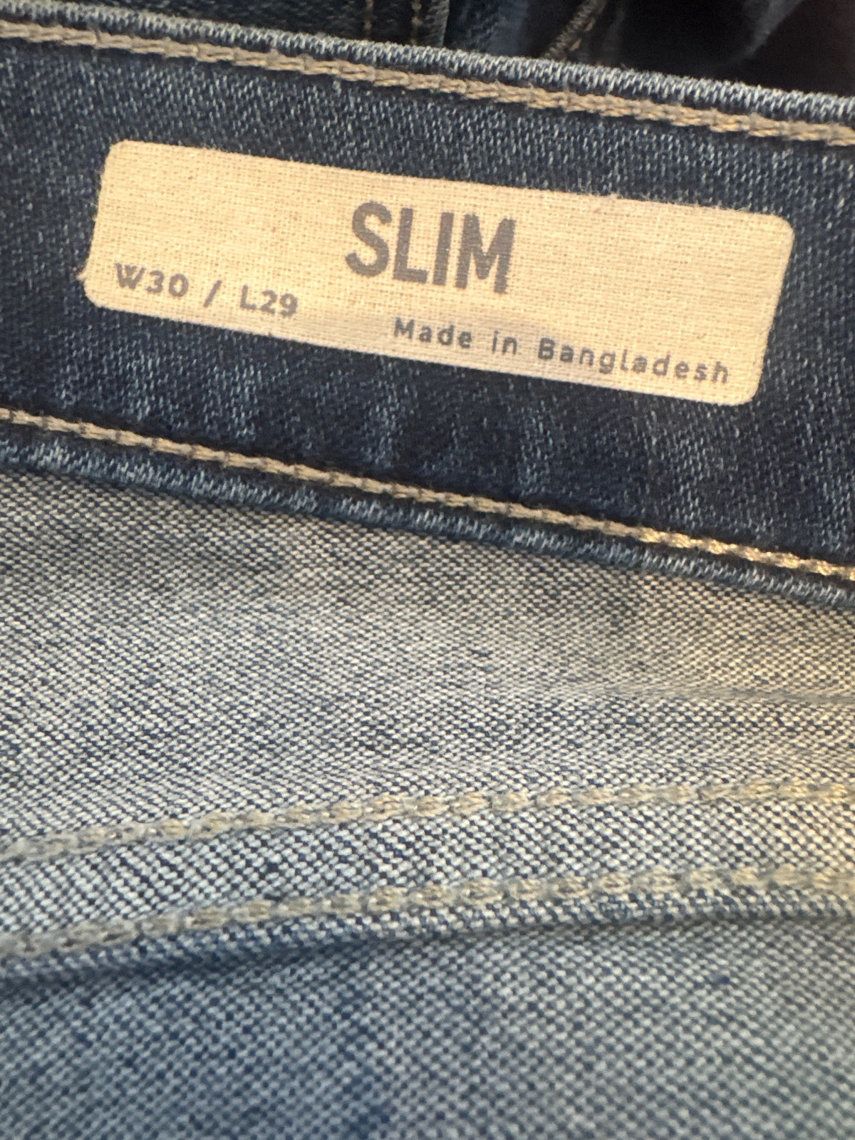 Slim Fit Blue Denim Jeans W30 L29