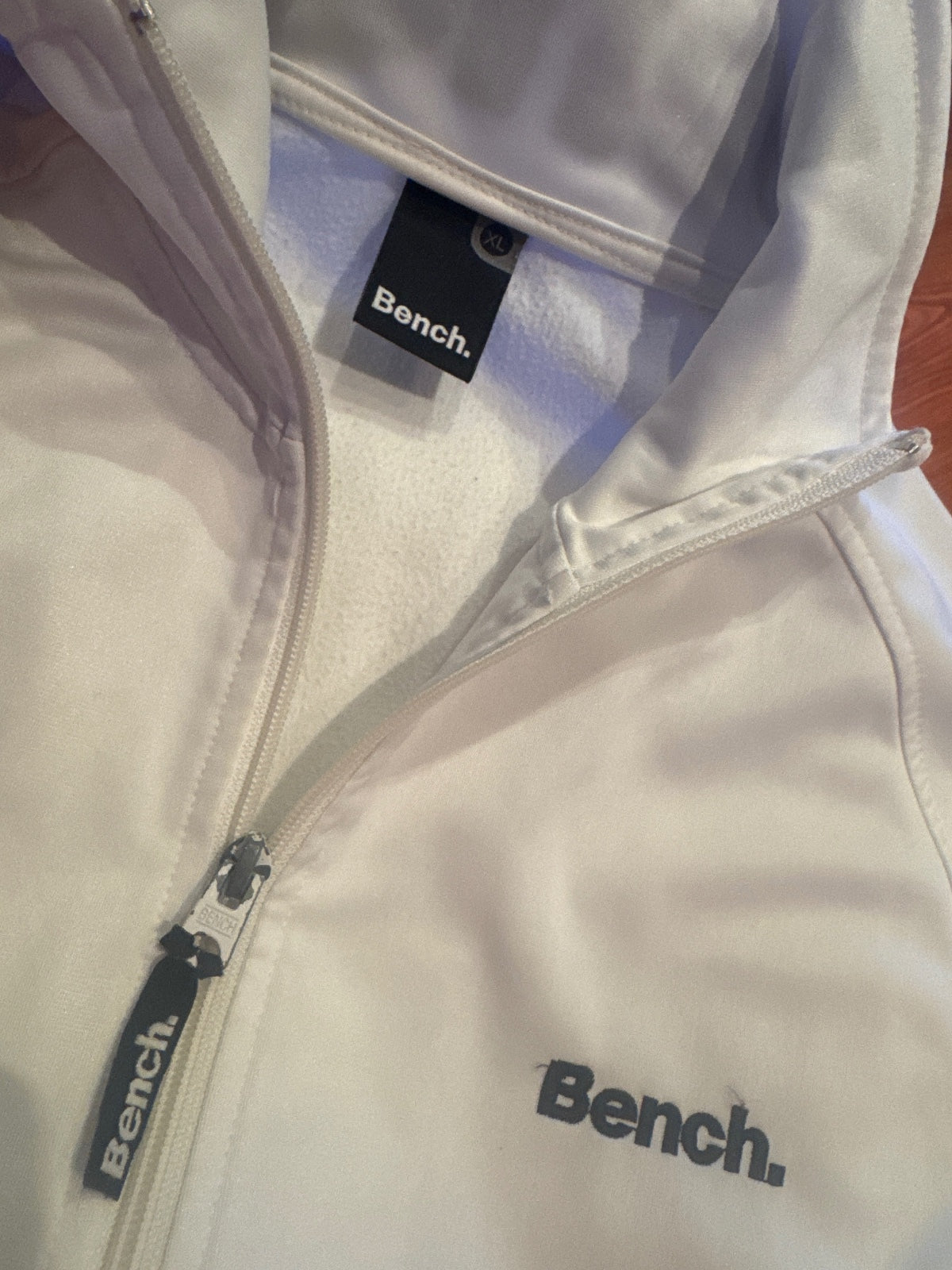 Bench. White Full-Zip Track Jacket XL - detail image 4