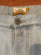 Next Light Blue Straight Fit Denim Shorts Size 34