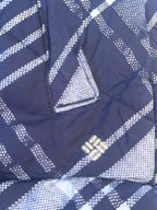 Columbia Kids' Blue Plaid Winter Jacket with Faux Fur Hood,