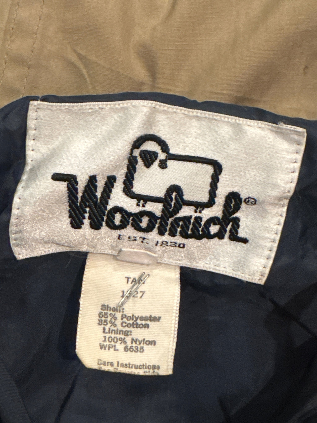 Woolrich Tan Hooded Jacket with Snap Buttons Size S - detail image 5