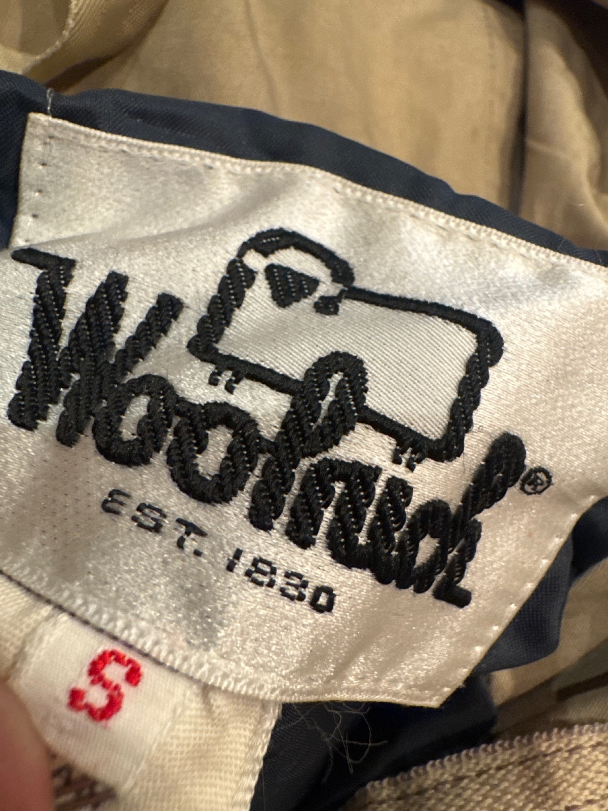 Woolrich Tan Hooded Jacket with Snap Buttons Size S - detail image 6