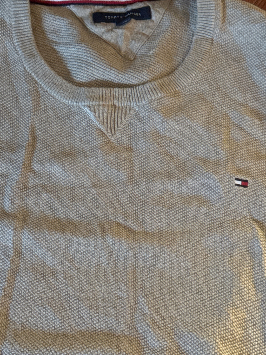 Tommy Hilfiger Men's Beige Knit Jumper XXL - detail image 2