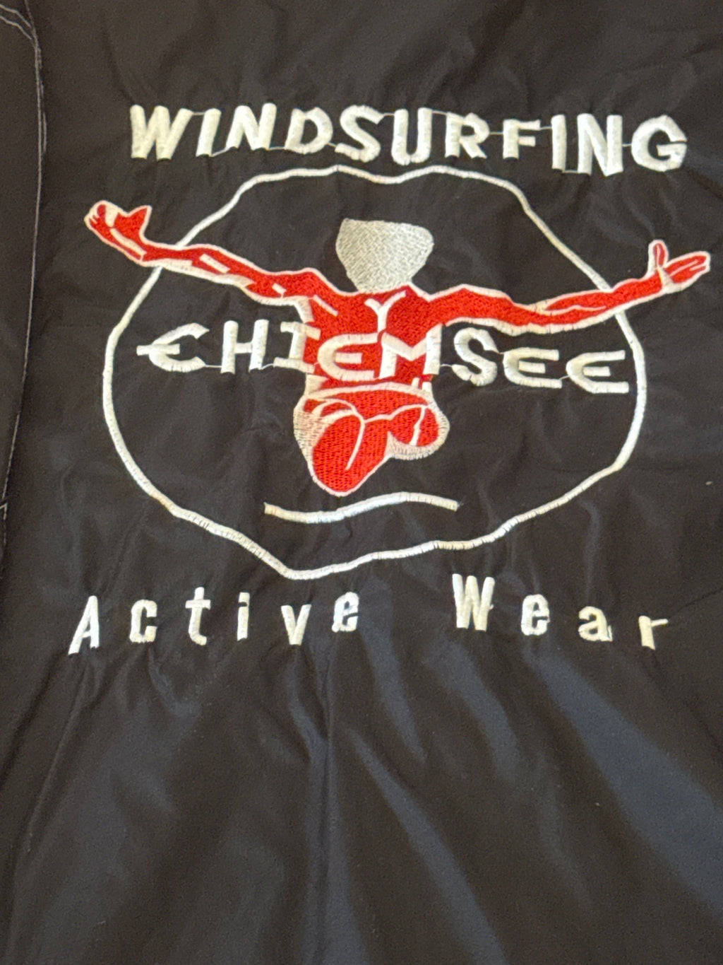 Chiemsee Windsurfing Black Hooded Windbreaker Jacket - L, product image 6 of 8