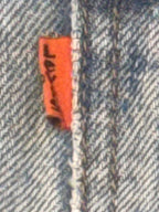 Levi's Light Blue orange tab vintage Denim Jeans