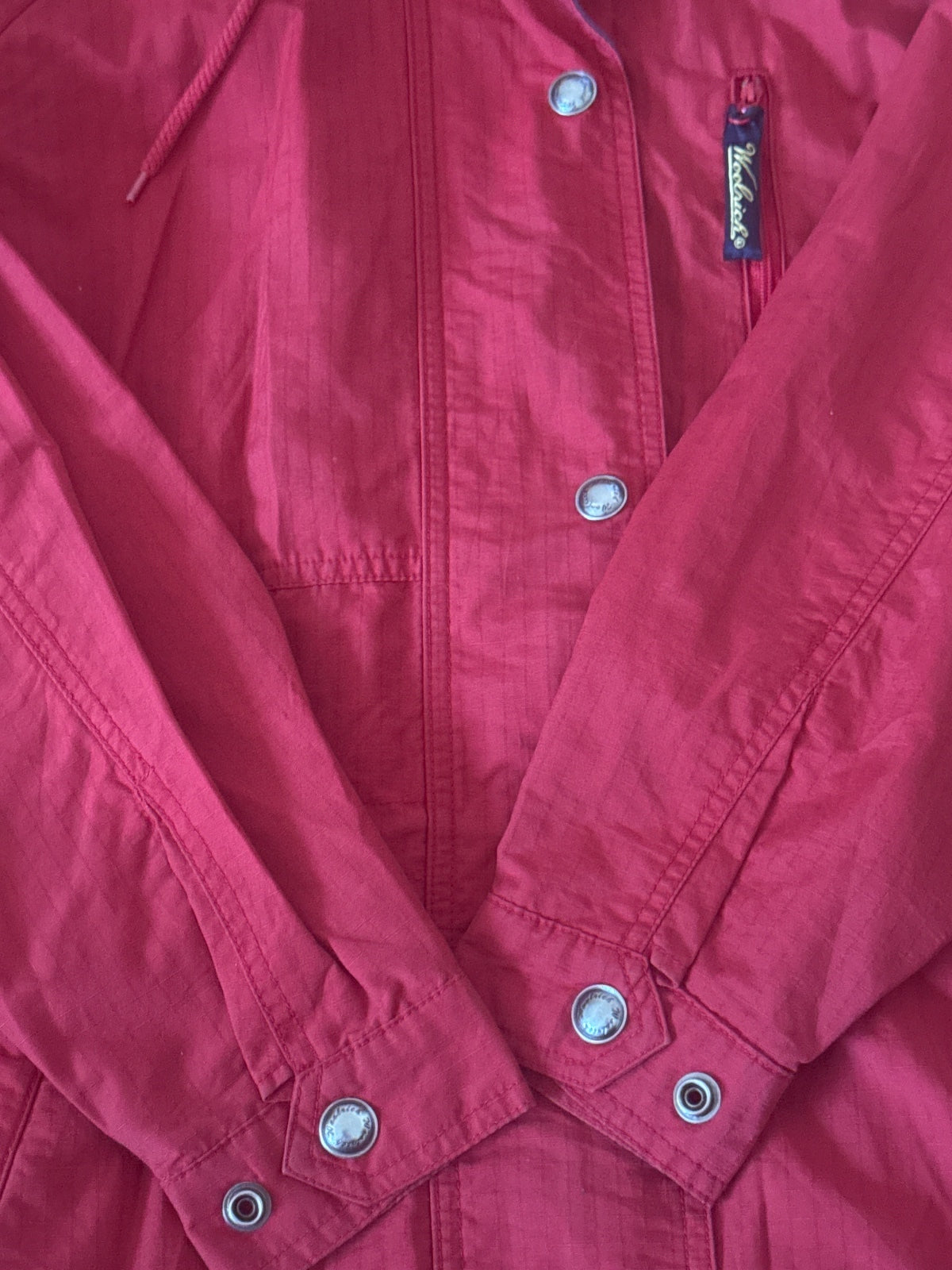 Woolrich Women's Small Red Outdoor Hooded Jacket - detail image 2